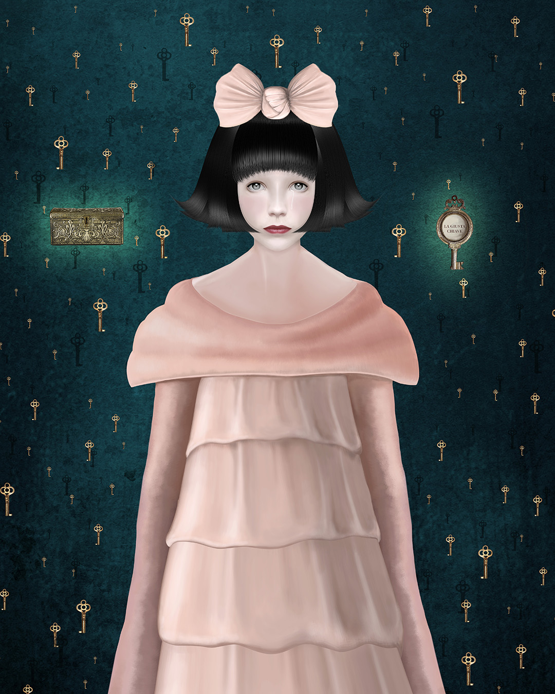 Croce delizia, dipinto digitale di Daniele Cazzola, 2012